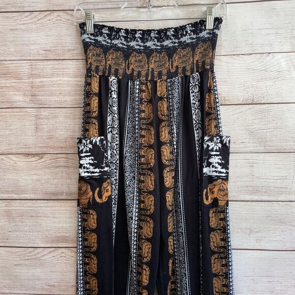 QIANXIZHAN ASIAN PRINT JOGGERS - Picture 2 of 5